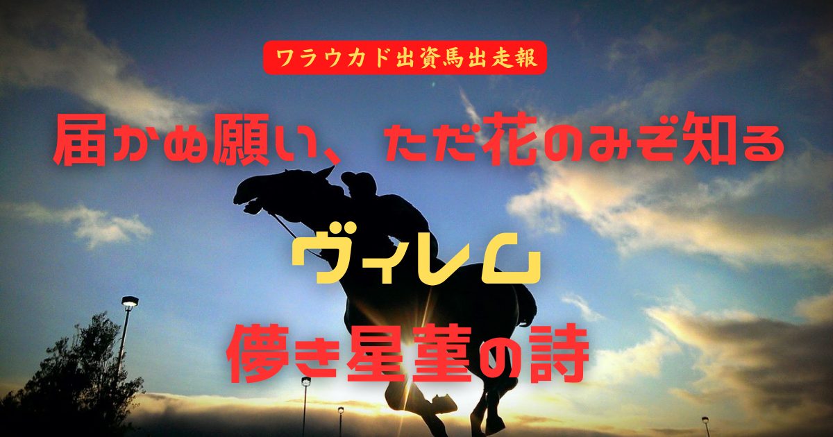 届かぬ願い、ただ花のみぞ知る　ヴィレム　儚き星菫の詩